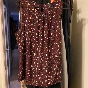 Sleeveless Sheer Leopard Print Top *Bundle 4 $5 items for $15*